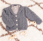 Child's Cable Cardigan-shawl collar Jacket Boy