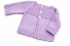 Baby Children’s Jacket Cardigan Garter Stitch Yoke Easy Stitches Newborn 0 -9 months ~ 3, 4 & DK 8 ply yarn pdf instant download