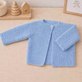 Beginner Baby Garter Stitch Cardigan -Seamless knitting- fits 35cm - 50 cm finished sizes ( 50 - 68 cm Knitting Pattern PDF Download