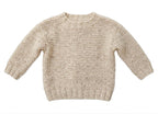 Easy Round Neck Garter Stitch Baby sweater~ 6mth - 8 years Toddler Child Kids ~ Aran 10 Ply Yarn Knitting Pattern Digital PDF Download