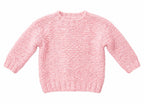 Easy Round Neck Garter Stitch Baby sweater~ 6mth - 8 years Toddler Child Kids ~ Aran 10 Ply Yarn Knitting Pattern Digital PDF Download