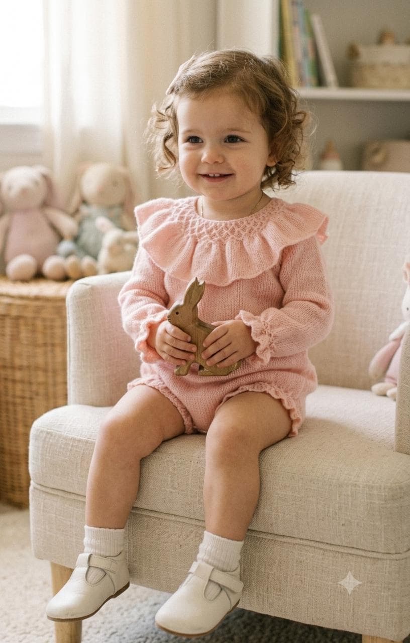 Baby girls layette- shawl- dress, cardigan-hat-mitts- bootees 12"-20" DK, 8 Ply Light Worsted PDF Knitting Pattern- Premature sizes included