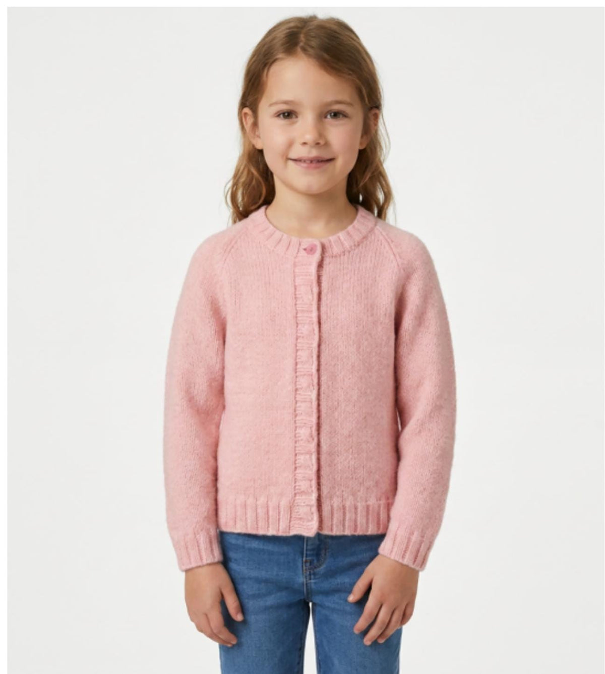 Easy Child's Cardigan Round or V Neck, Raglan Sleeve, Boy or Girl 22 - 32 inch Chest ~DK 8Ply Knitting Pattern PDF Instant download